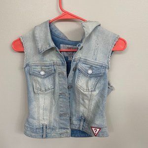 Guess Medium Light Wash Denim Jacket
